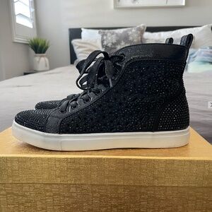 Lady Couture NY High Top Sparkly Sneaker, sz 37 (US7)